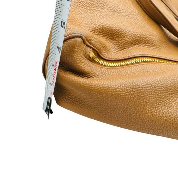 Tory Burch ivy tote bag brown leather large purse - Picture 6 of 10